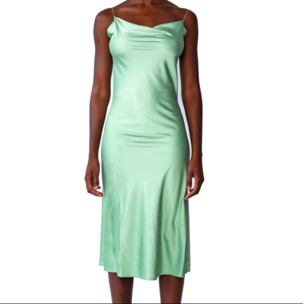 Mint Green slip dress